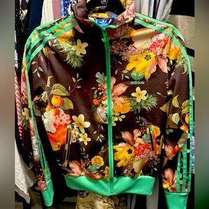 Adidas Original Jardim Fruta Floral Track Jacket